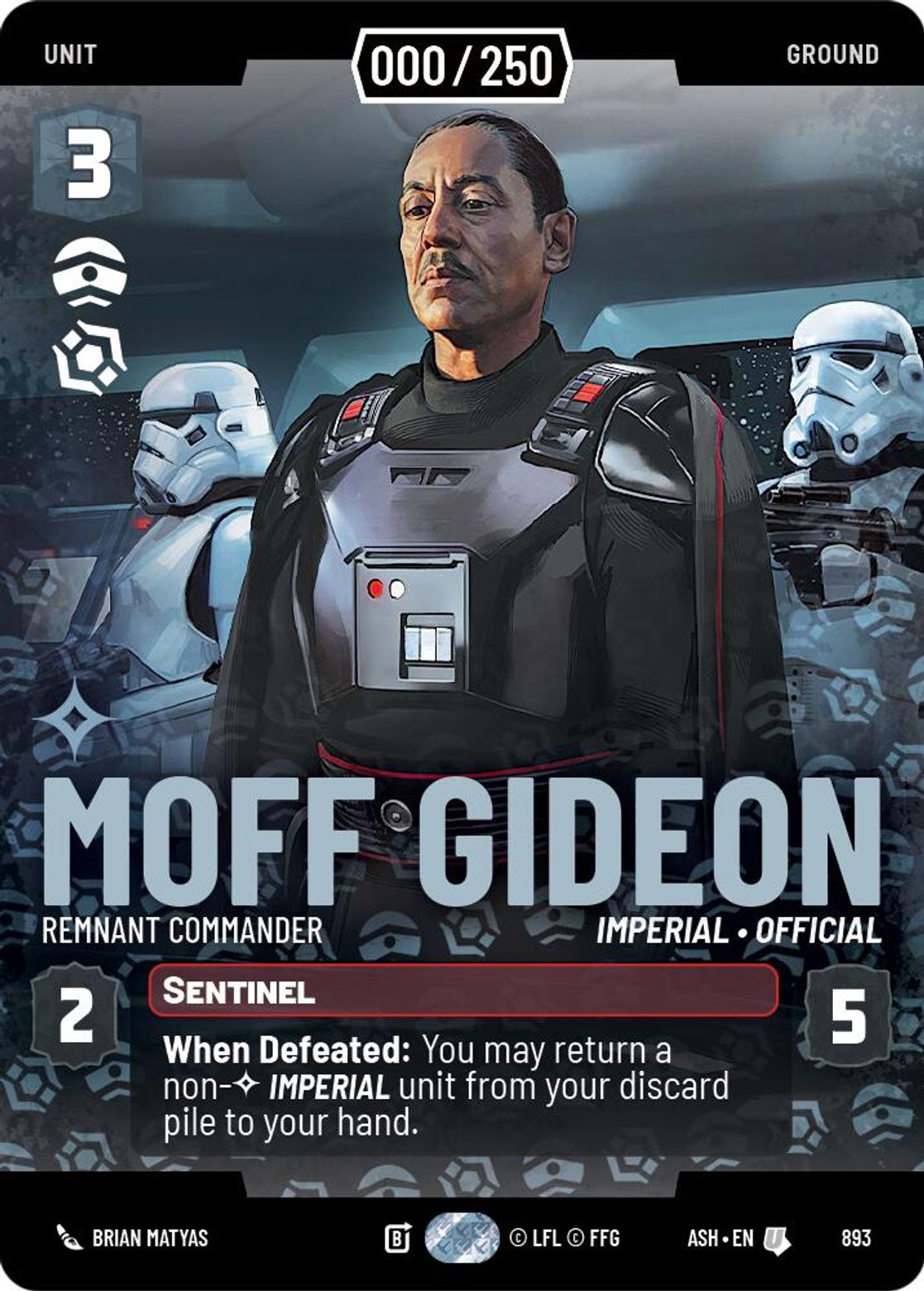 Moff Gideon - Remnant Commander