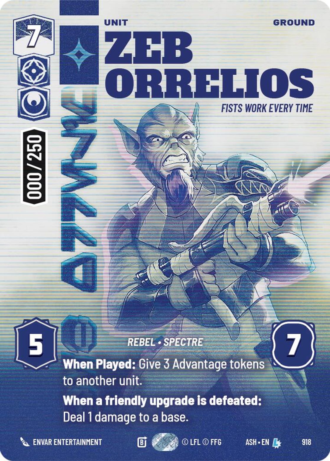 Zeb Orrelios - Fists Work Every Time