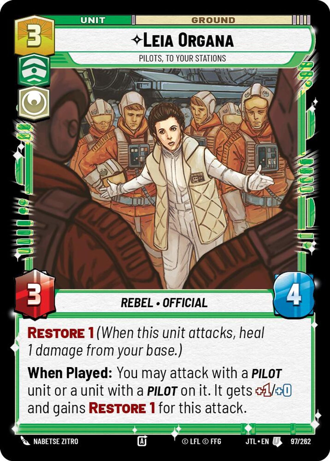 Leia Organa - Pilots, To Your Stations