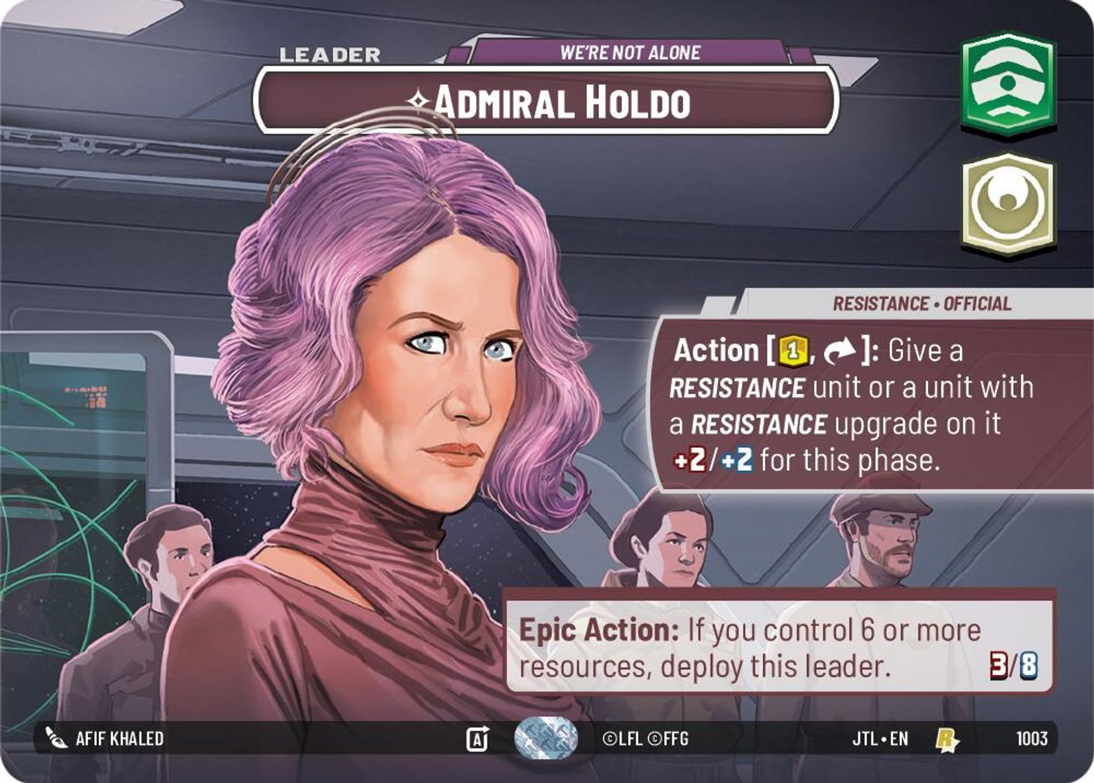 Admiral Holdo - We're Not Alone