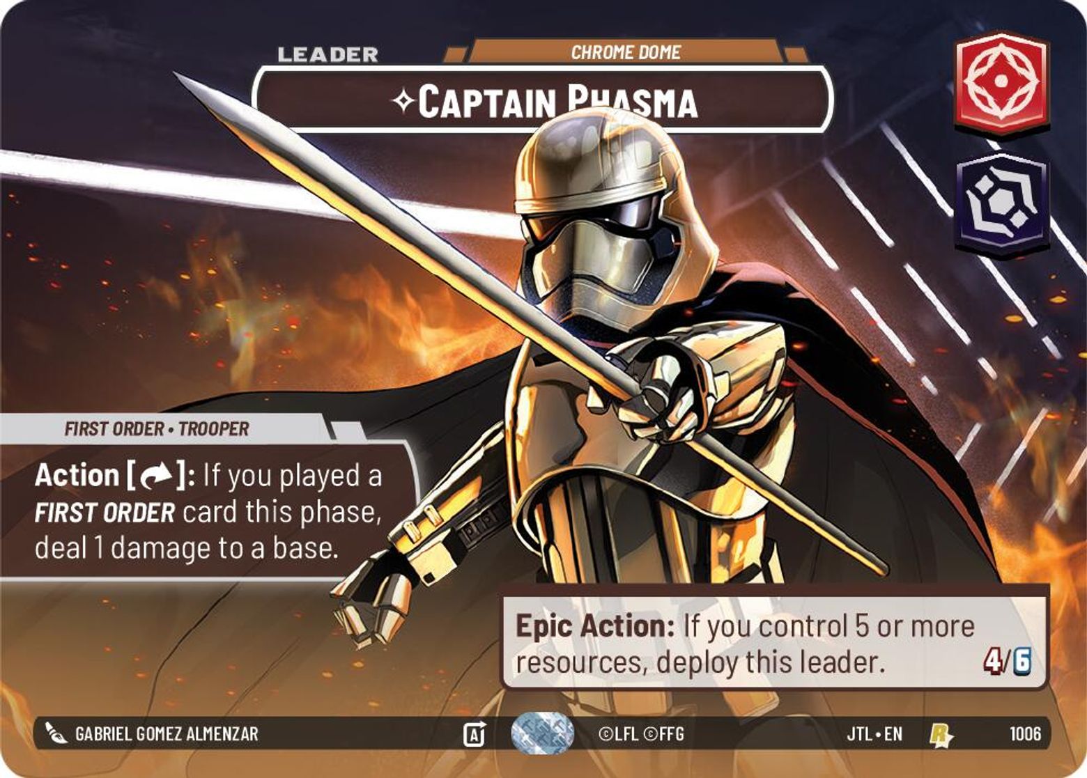Captain Phasma - Chrome Dome