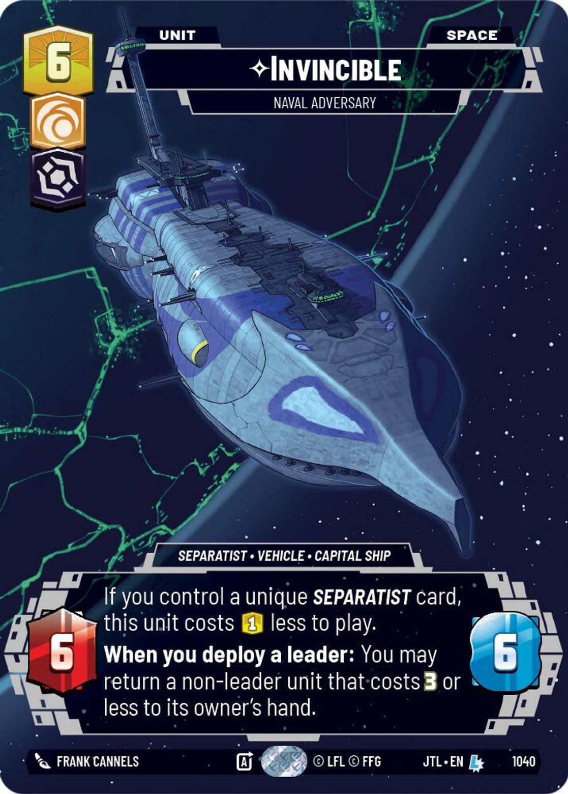 Invincible - Naval Adversary