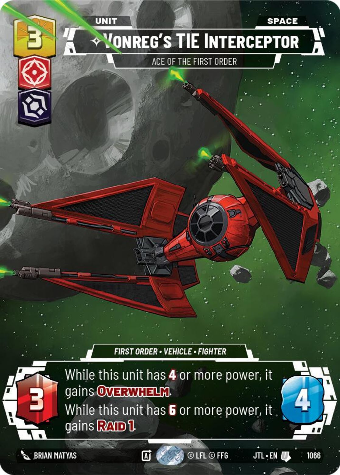 Vonreg's TIE Interceptor - Ace of the First Order