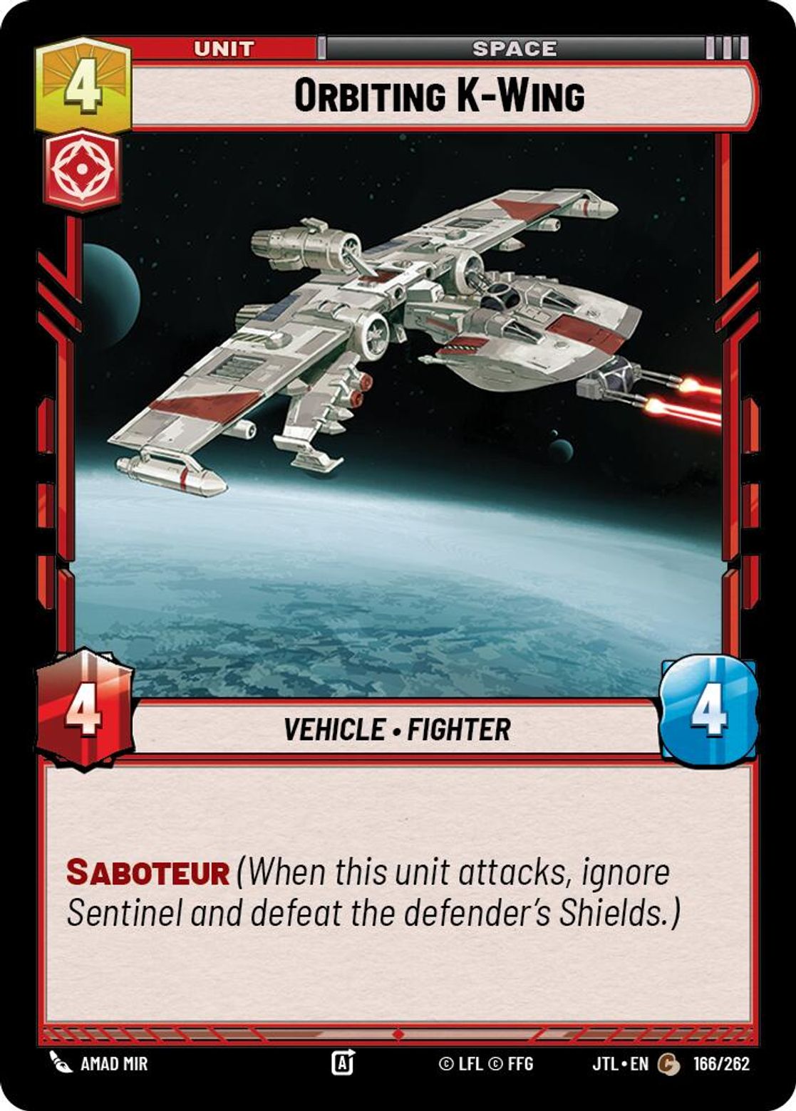 Orbiting K-Wing