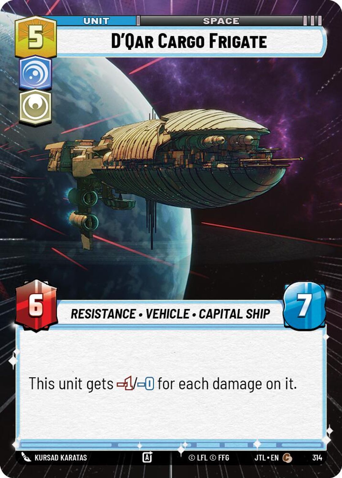 D'Qar Cargo Frigate