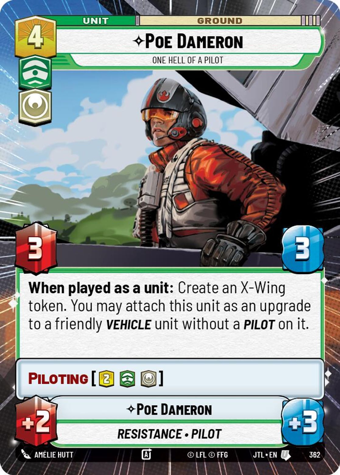 Poe Dameron - One Hell of a a Pilot
