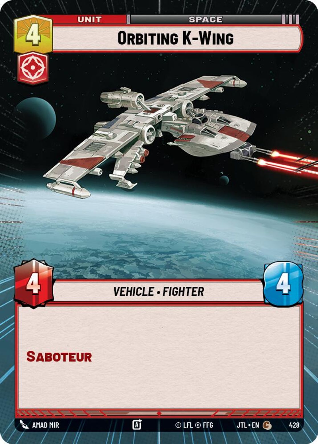 Orbiting K-Wing
