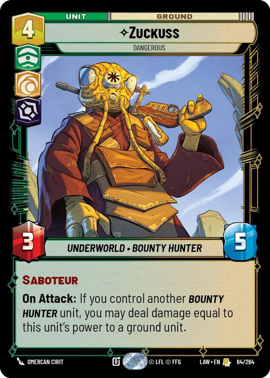 Zuckuss - Dangerous