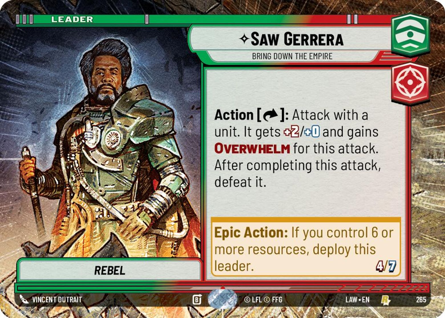 Saw Gerrera - Bring Down the Empire