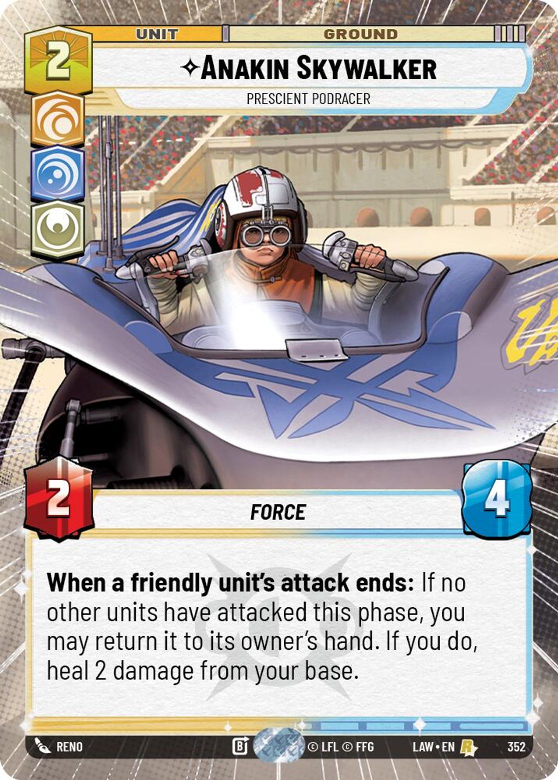 Anakin Skywalker - Prescient Podracer