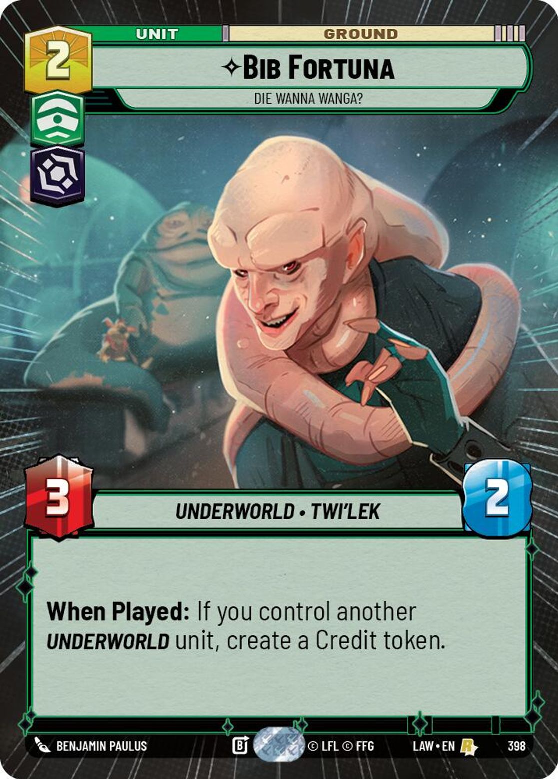 Bib Fortuna - Die Wanna Wanga?