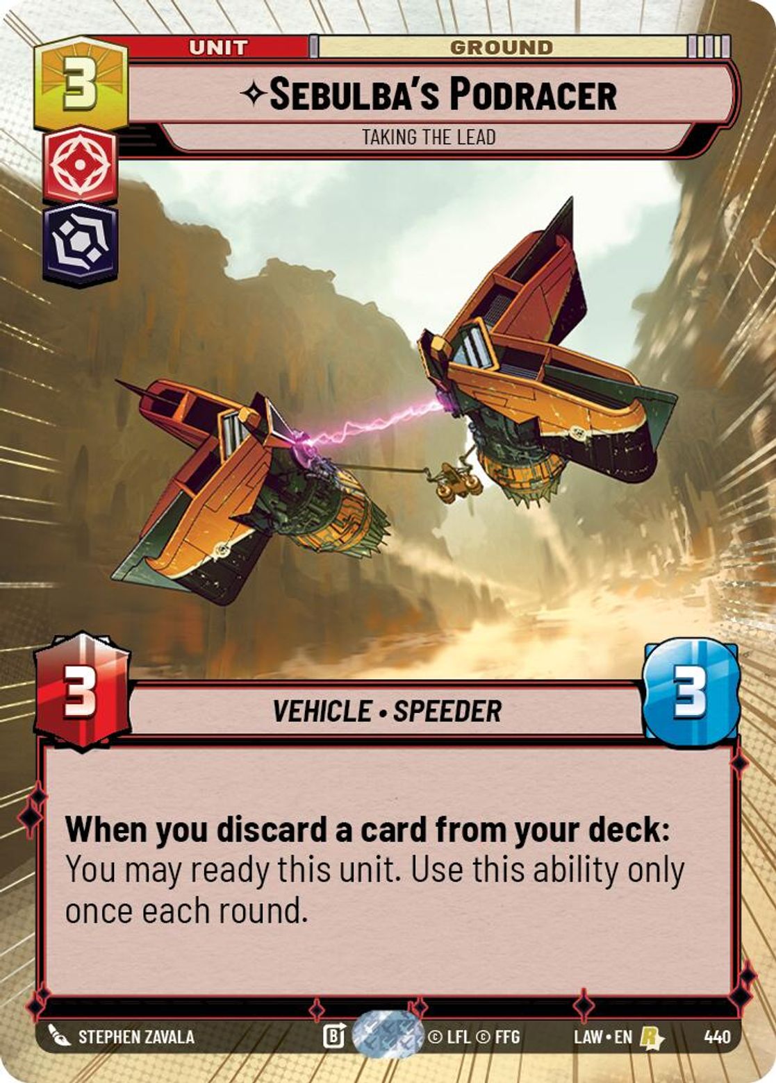 Sebulba's Podracer - Taking the Lead
