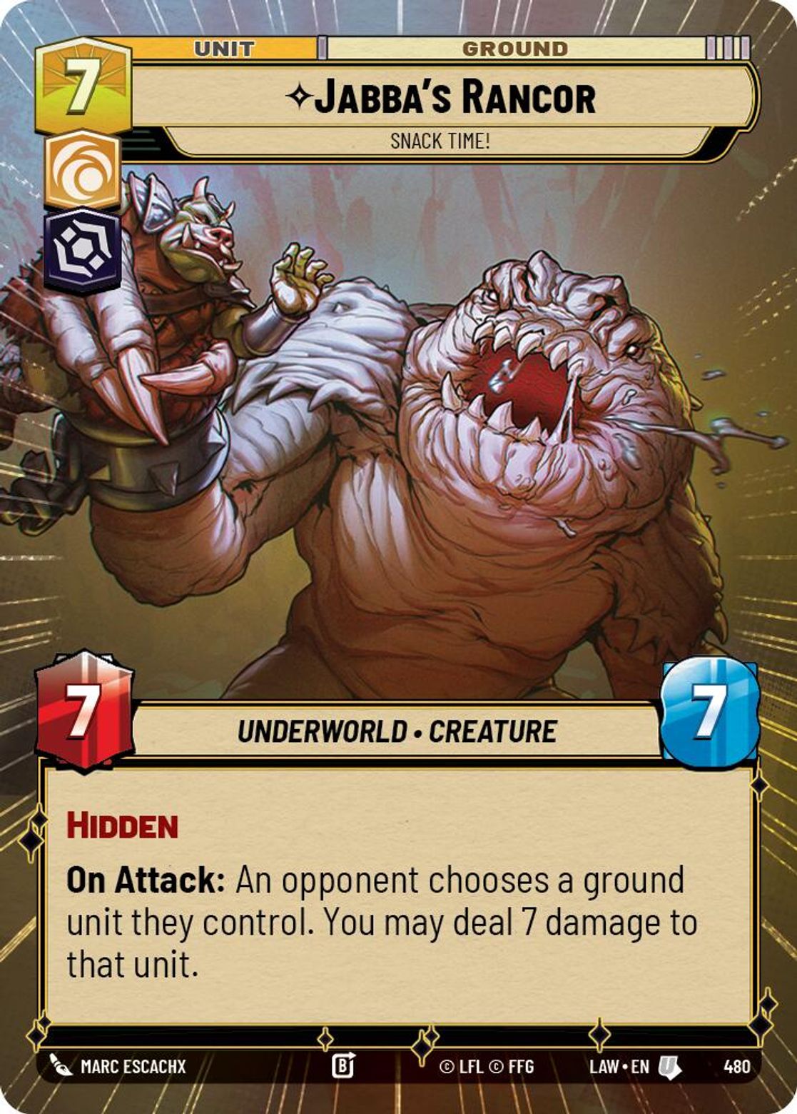 Jabba's Rancor - Snack Time!