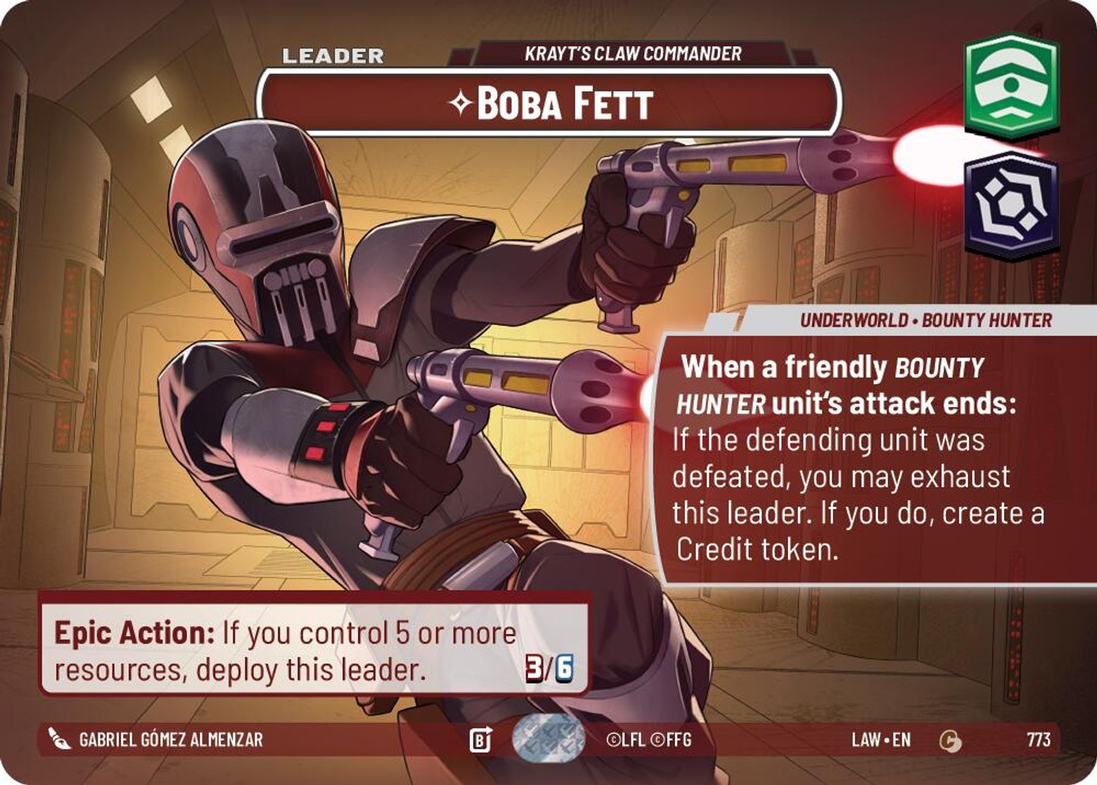 Boba Fett - Krayt's Claw Commander