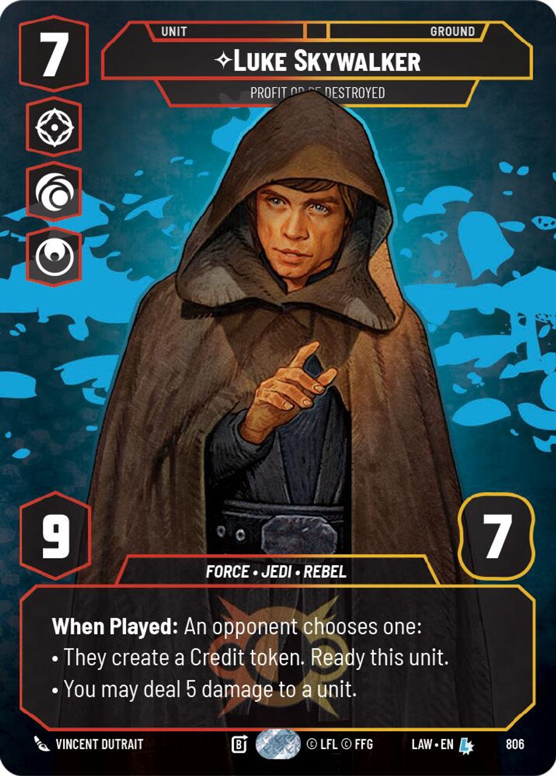 Luke Skywalker - Profit or be Destroyed