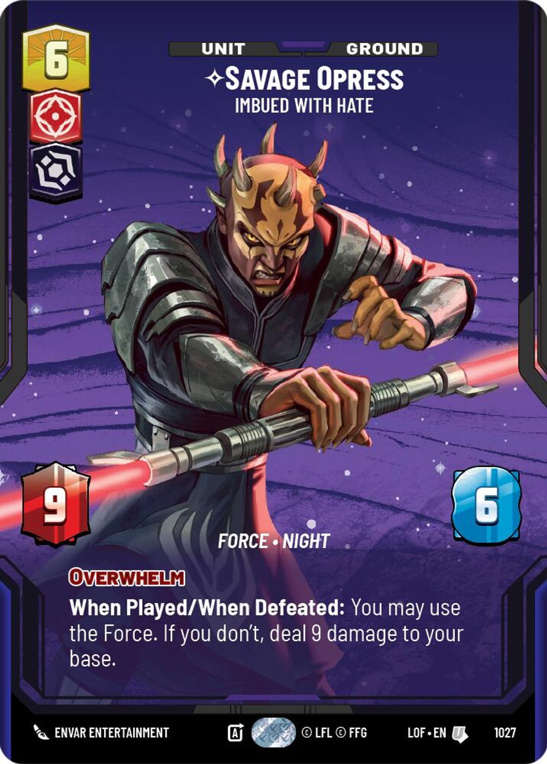 Savage Opress - Imbued With Hate