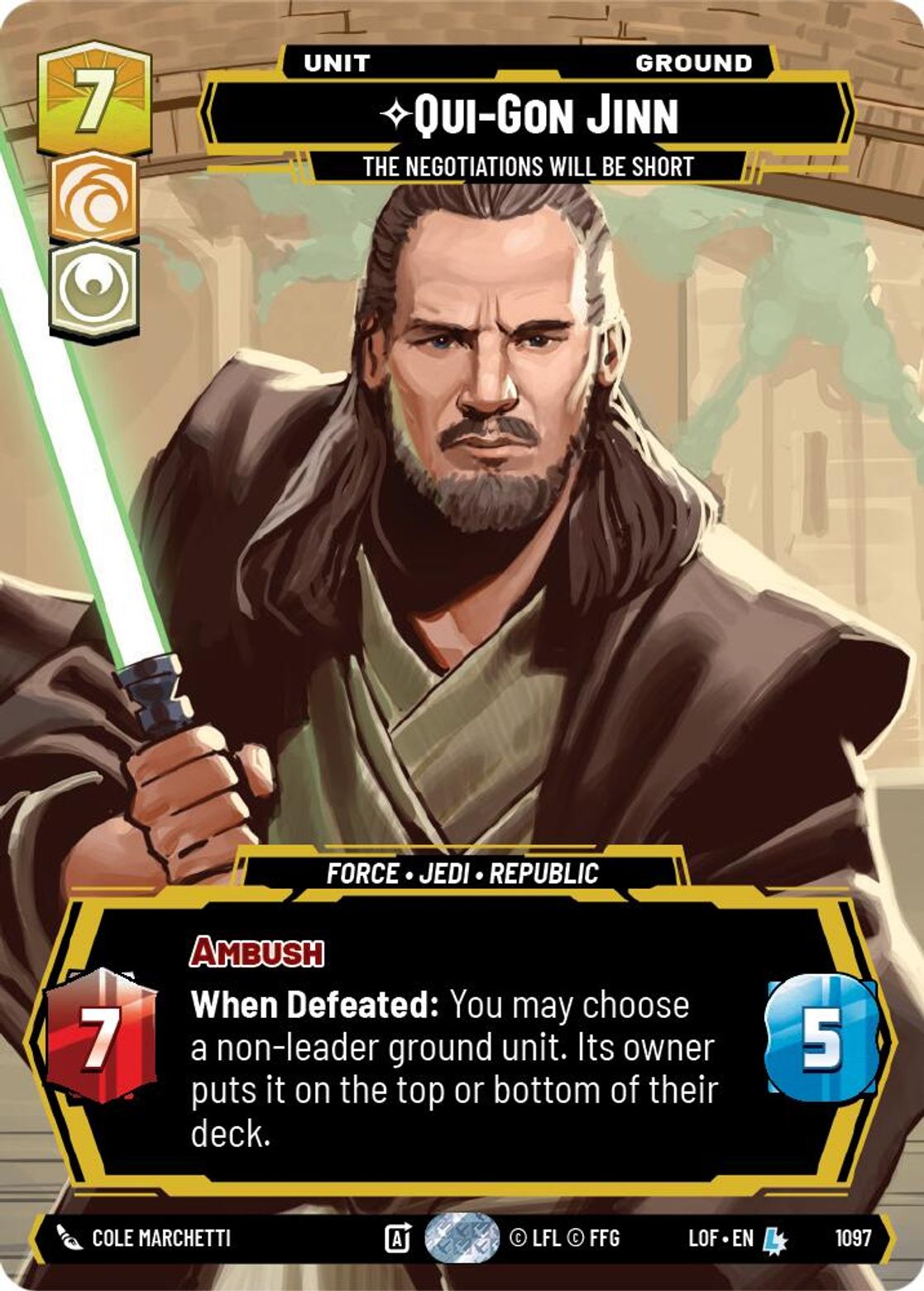 Qui-Gon Jinn - The Negotiations will be Short