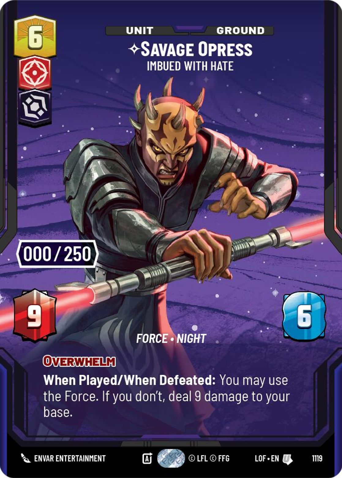 Savage Opress - Imbued With Hate