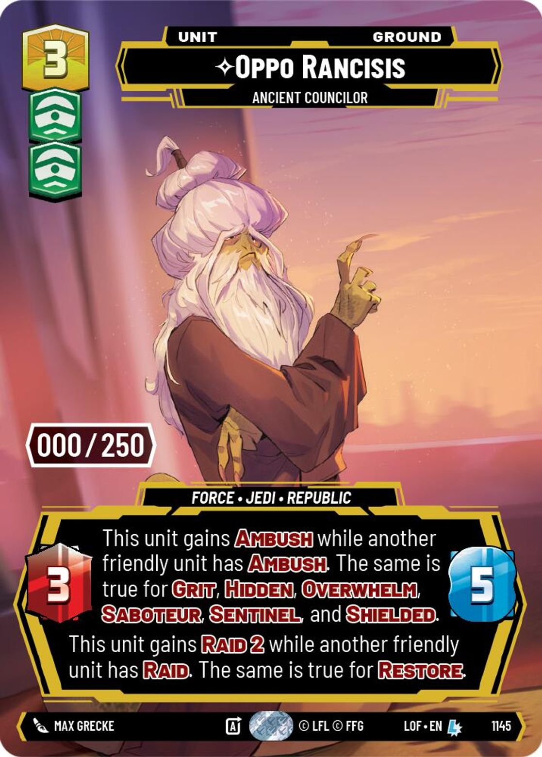 Oppo Rancisis - Ancient Councilor