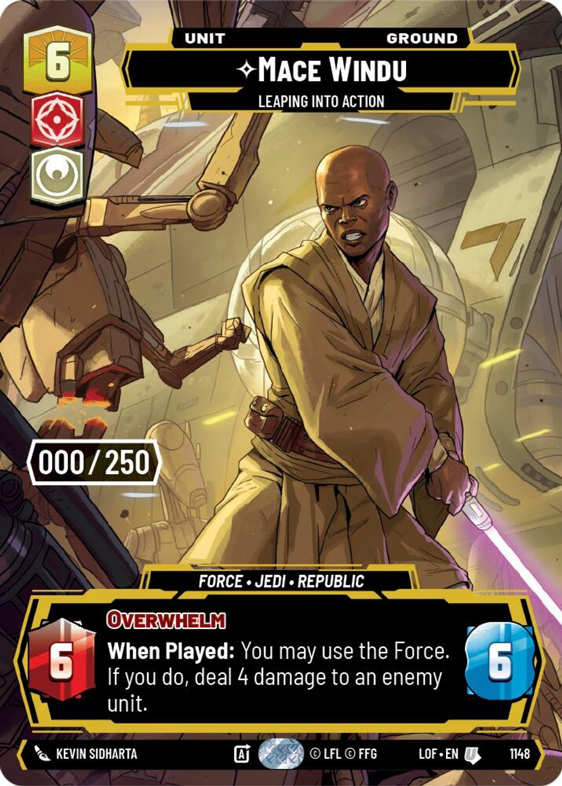 Mace Windu - Leaping into Action