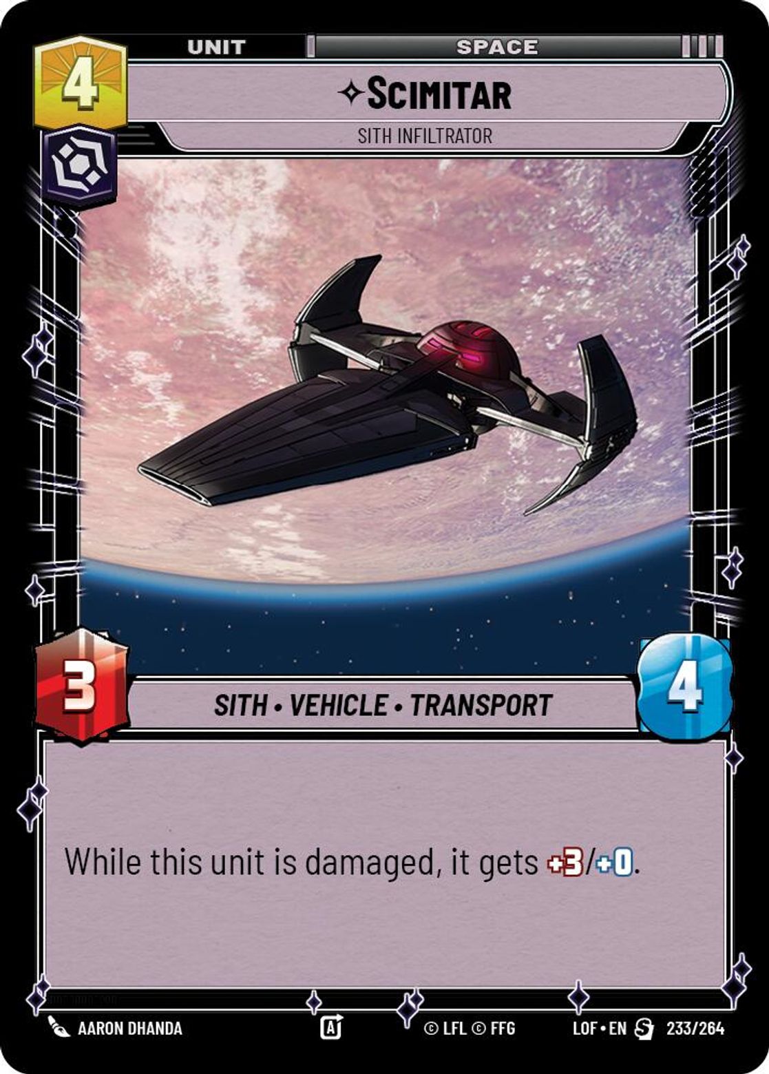 Scimitar - Sith Infiltrator