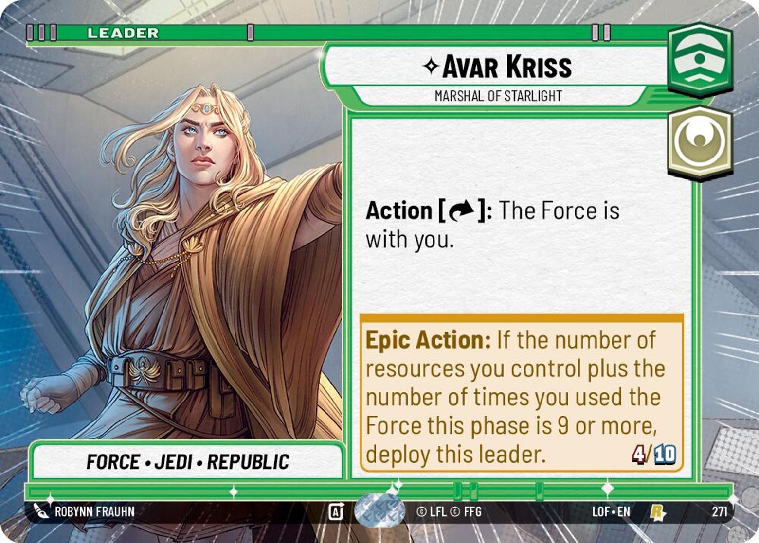 Avar Kriss - Marshal of Starlight