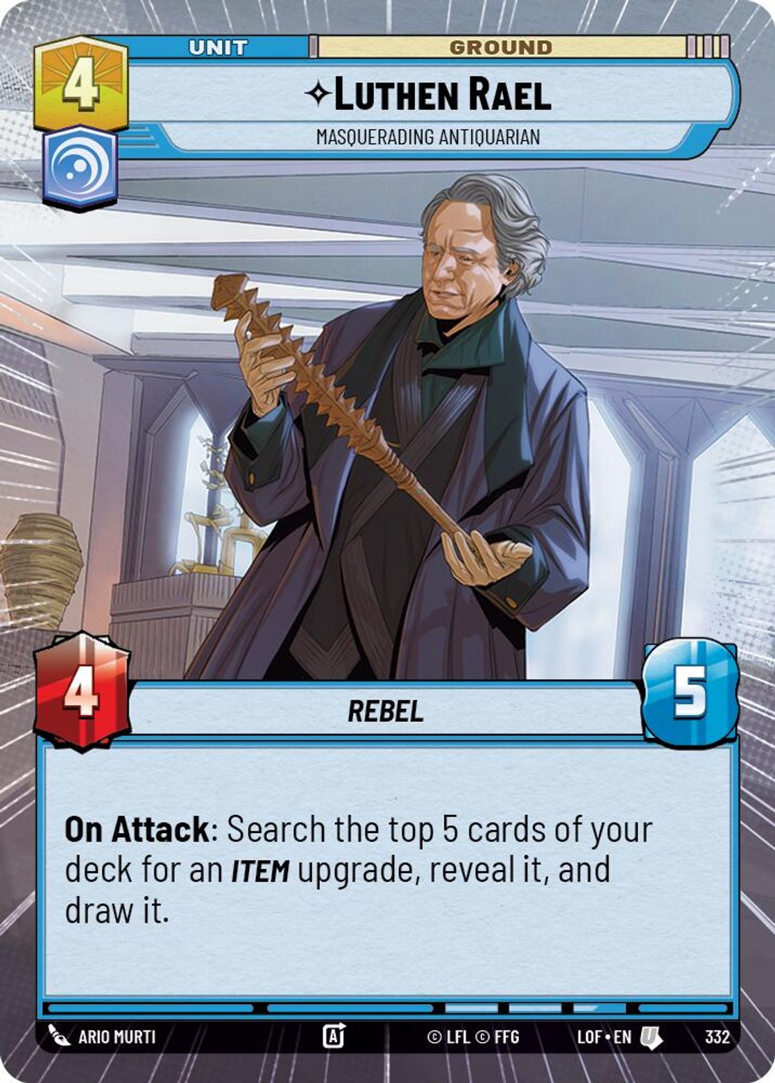 Luthen Rael - Masquerading Antiquarian