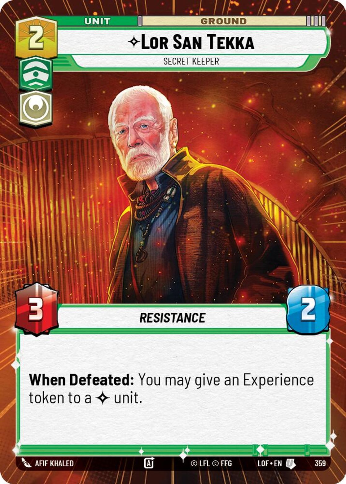 Lor San Tekka - Secret Keeper