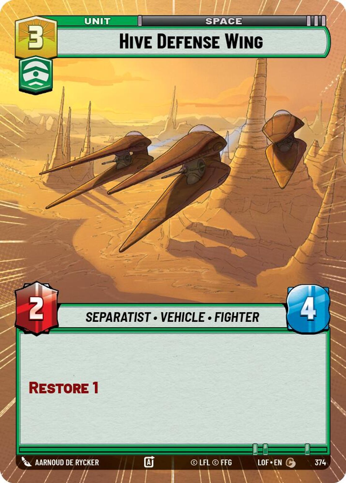 Hive Defense Wing