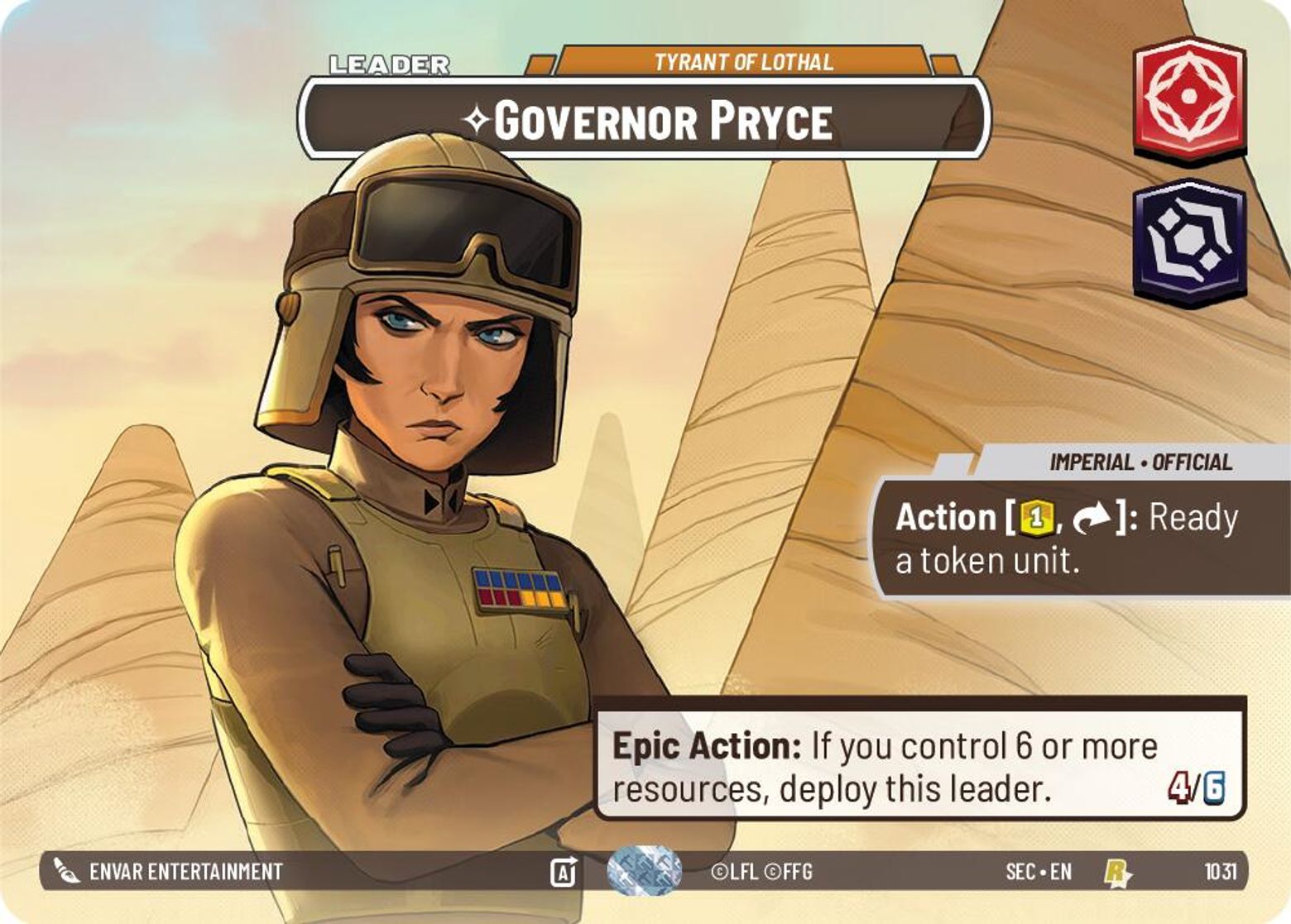 Governor Pryce - Tyrant of Lothal