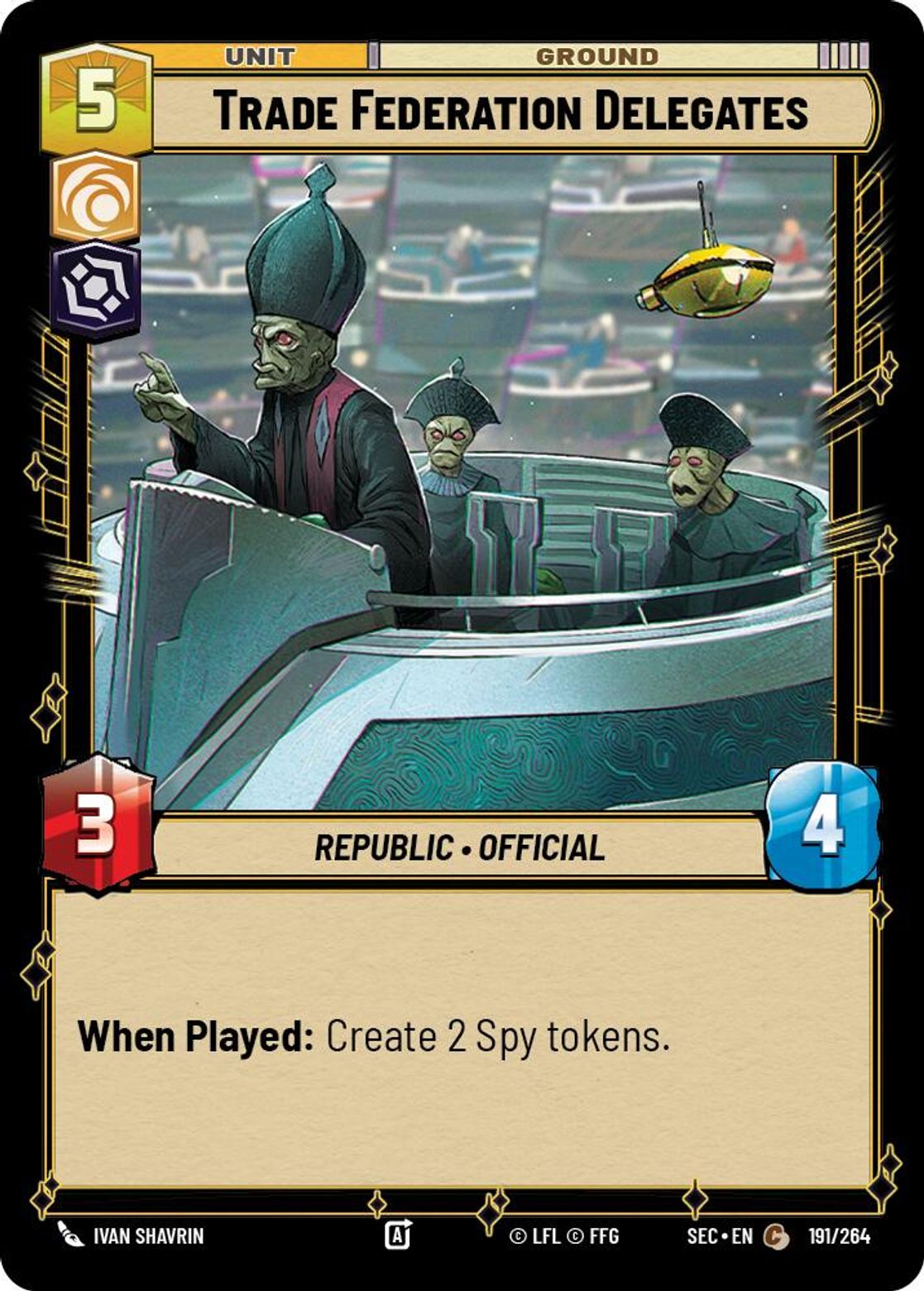 Trade Federation Delegates