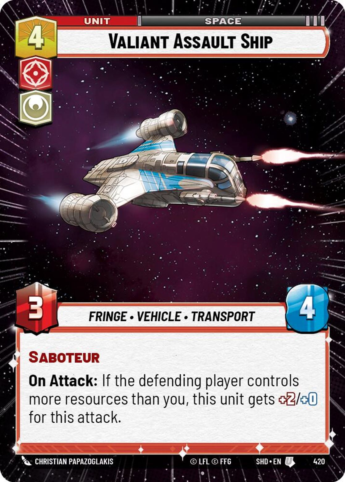 Valiant Assault Ship