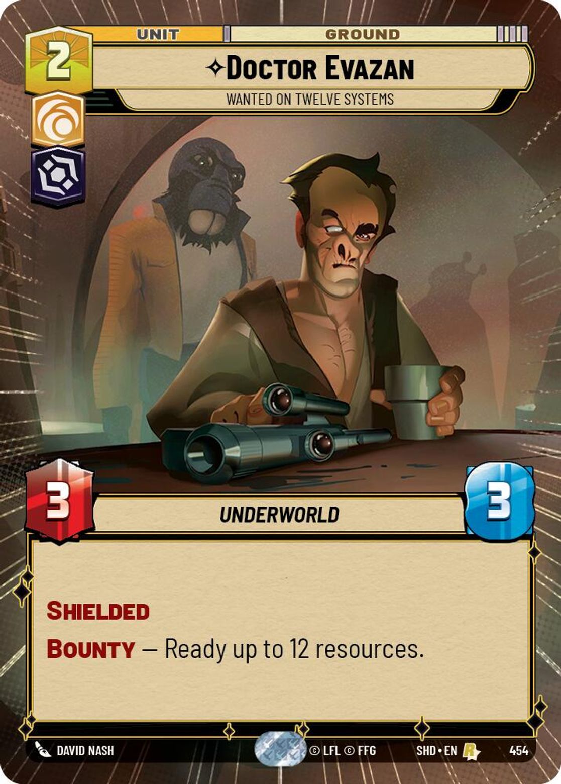 Doctor Evazan - Wanted on Twelve Systems