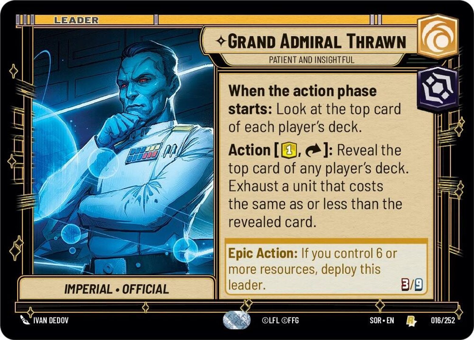 Grand Admiral Thrawn - Patient and Insightful