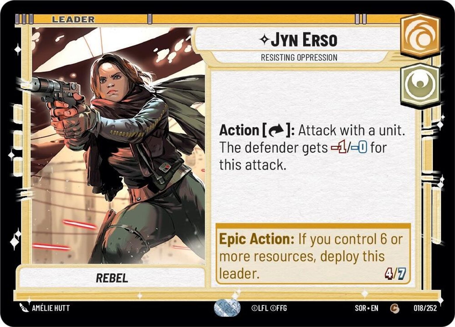 Jyn Erso - Resisting Oppression