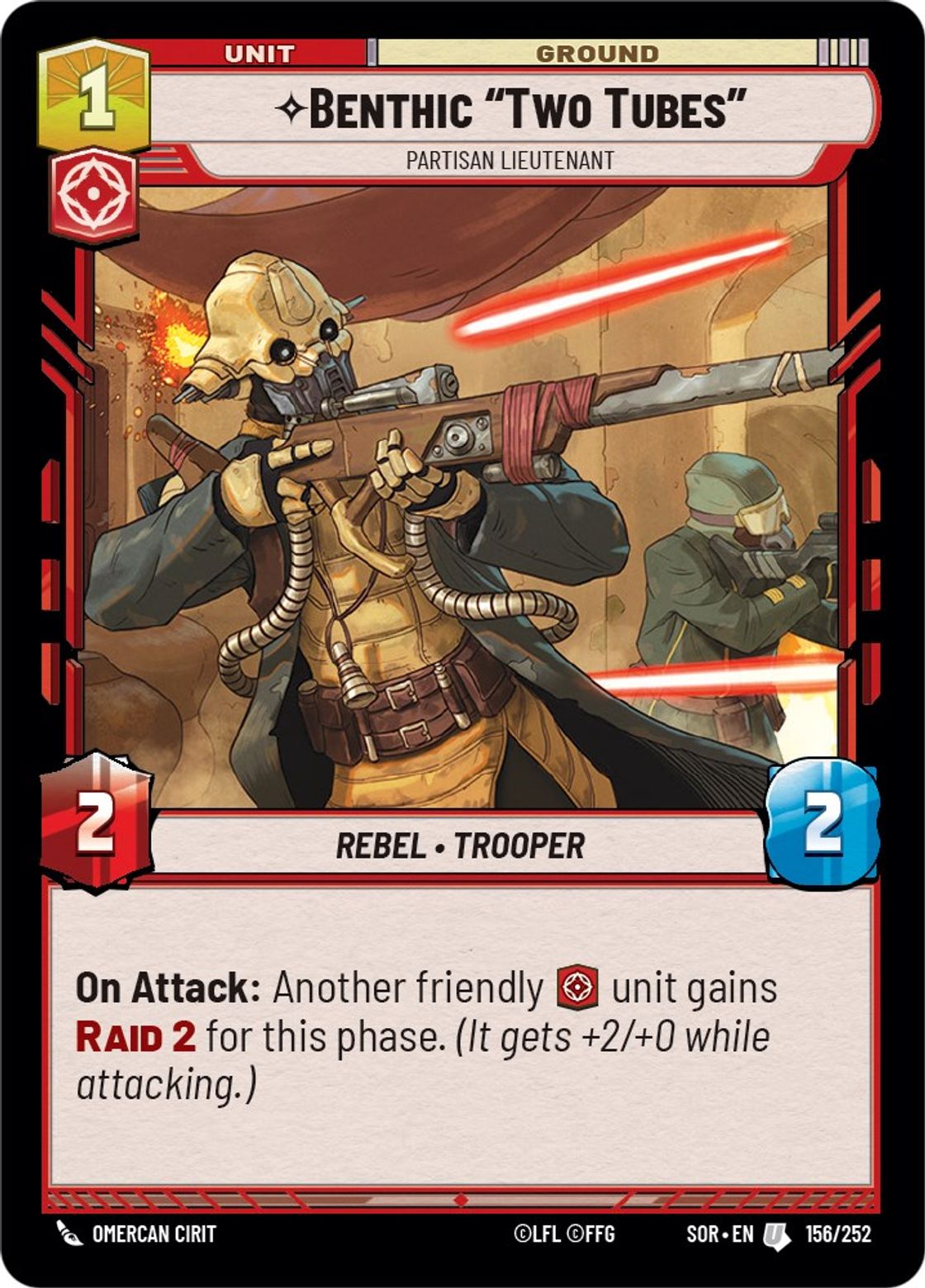 Benthic "Two Tubes" - Partisan Lieutenant