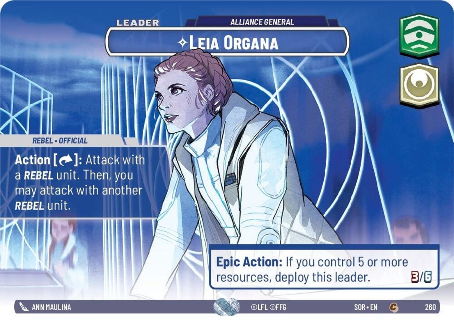 Leia Organa - Alliance General