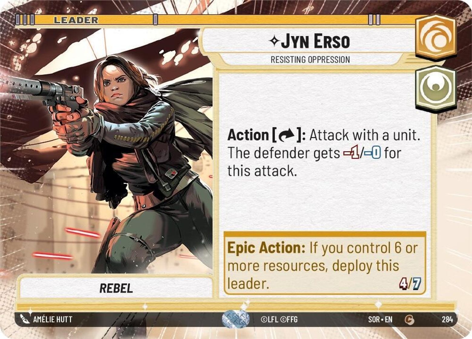Jyn Erso - Resisting Oppression