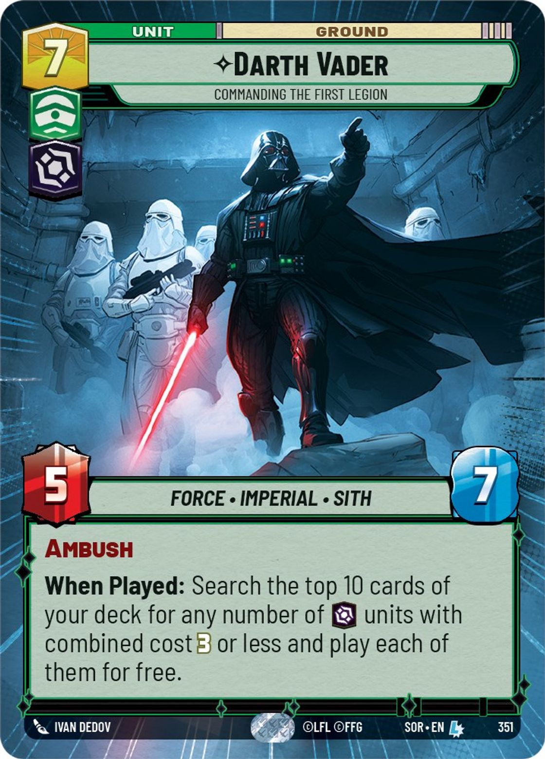 Darth Vader - Commanding the First Legion