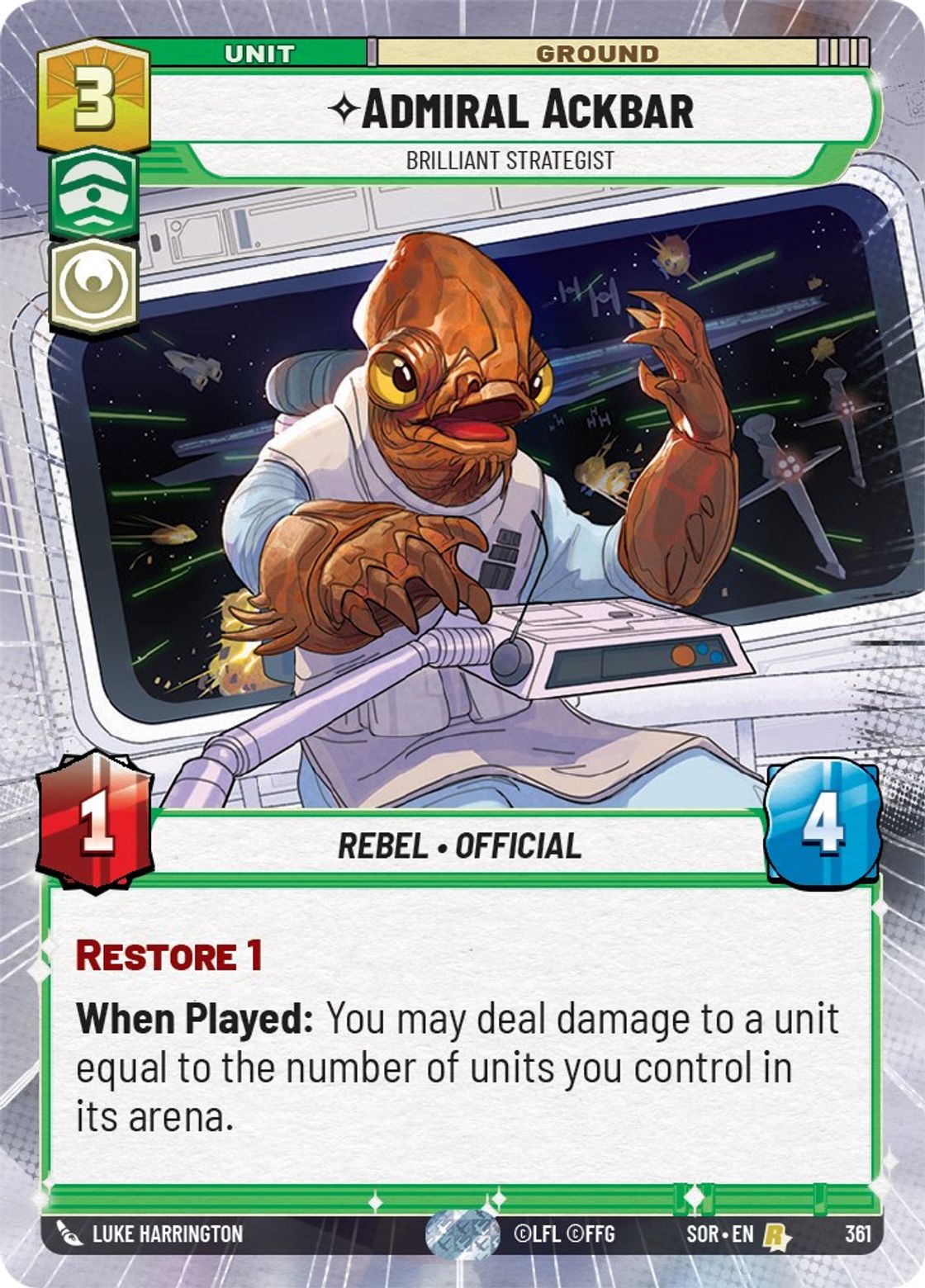 Admiral Ackbar - Brilliant Strategist