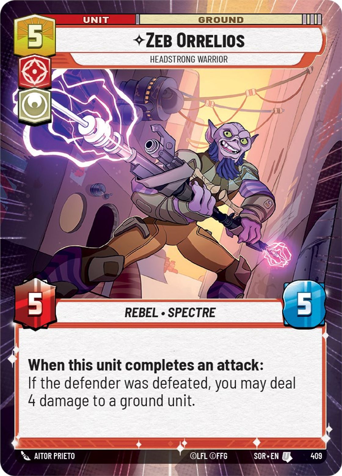 Zeb Orrelios - Headstrong Warrior