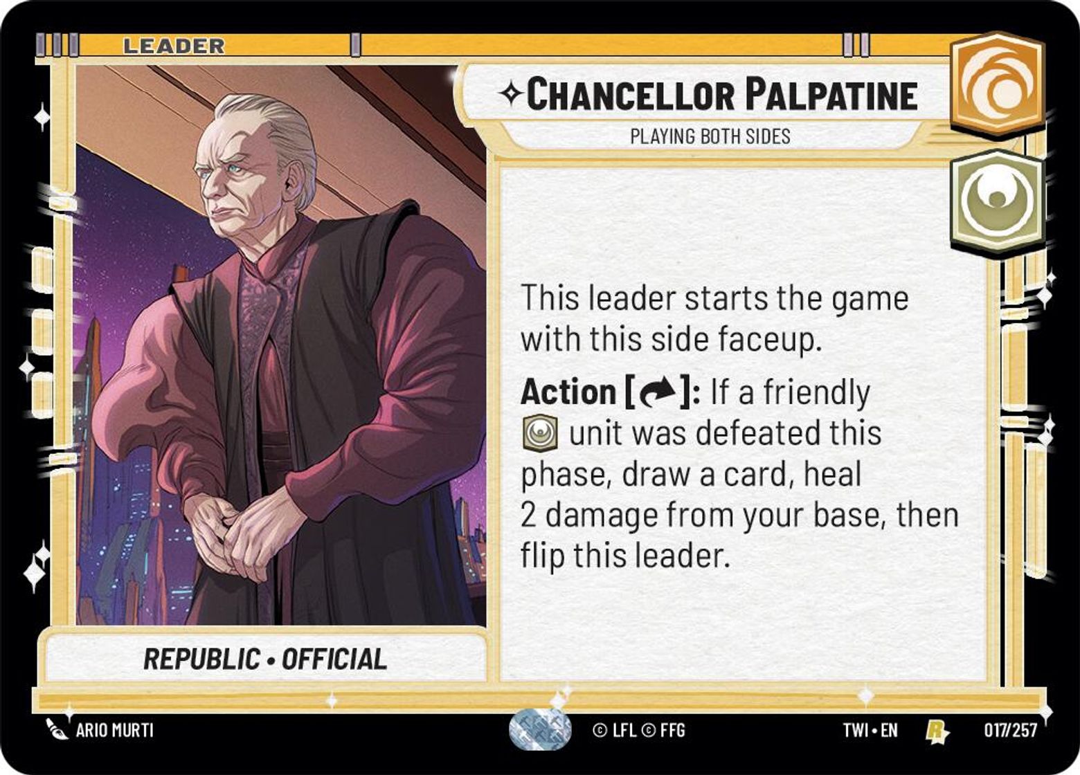 Chancellor Palpatine // Darth Sidious - Playing Both Sides