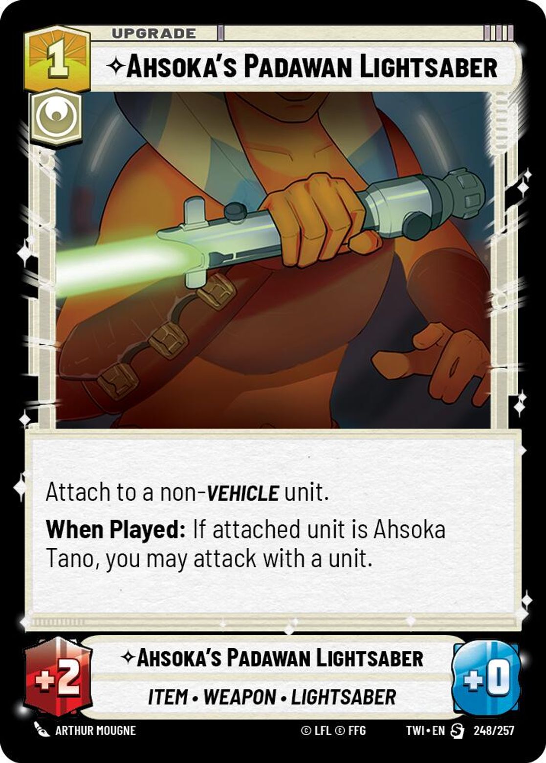Ahsoka's Padawan Lightsaber