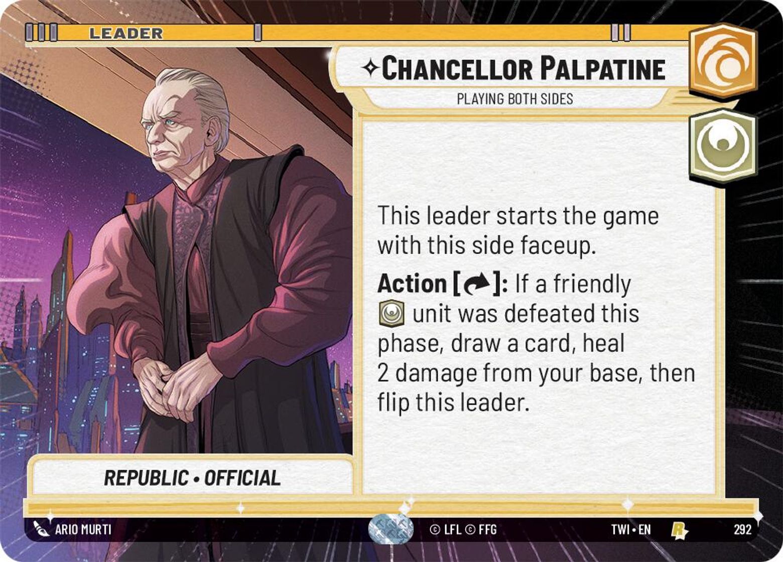 Chancellor Palpatine // Darth Sidious - Playing Both Sides