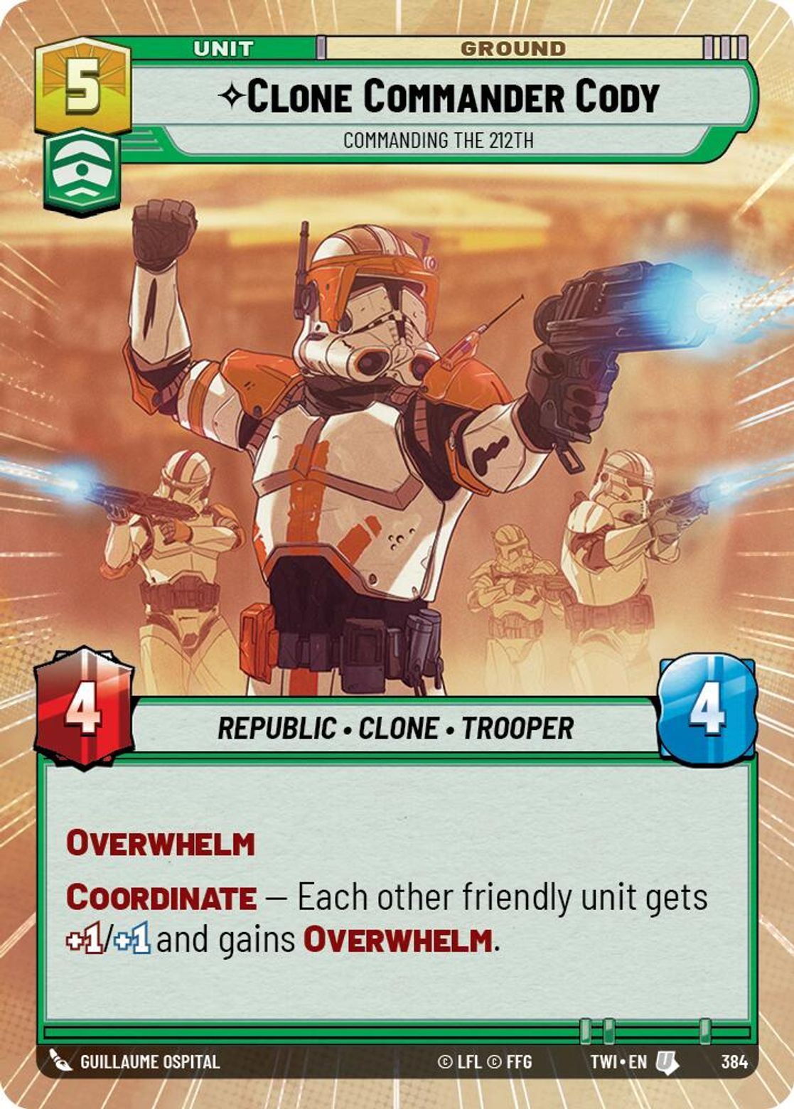 Clone Commander Cody - Commanding the 212th