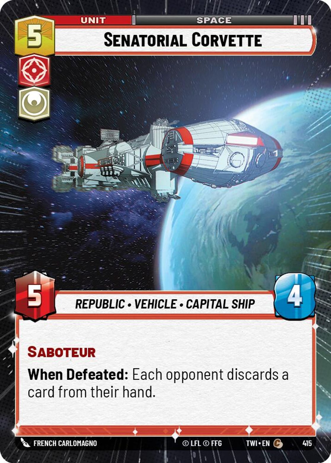 Senatorial Corvette