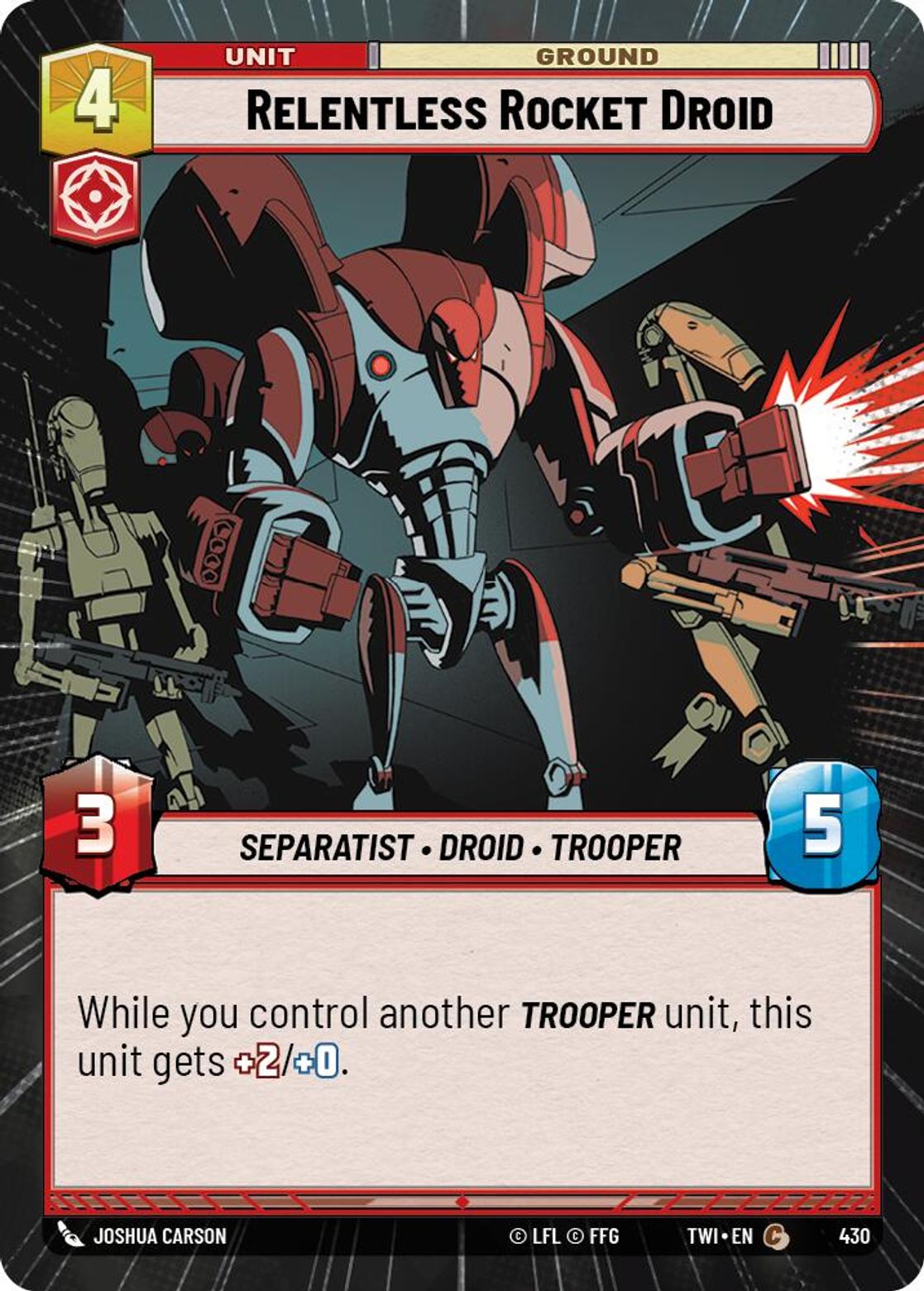 Relentless Rocket Droid
