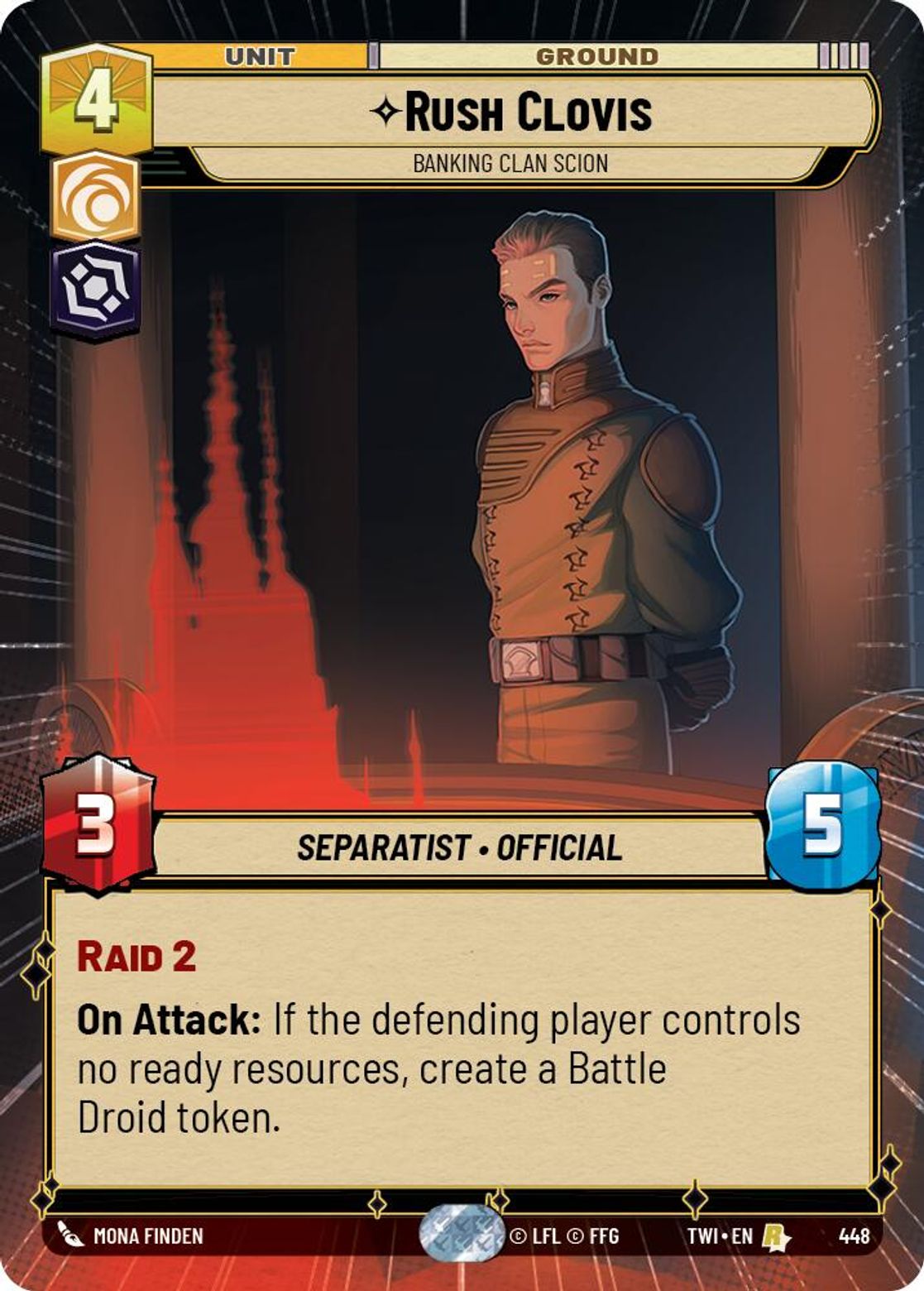 Rush Clovis - Banking Clan Scion